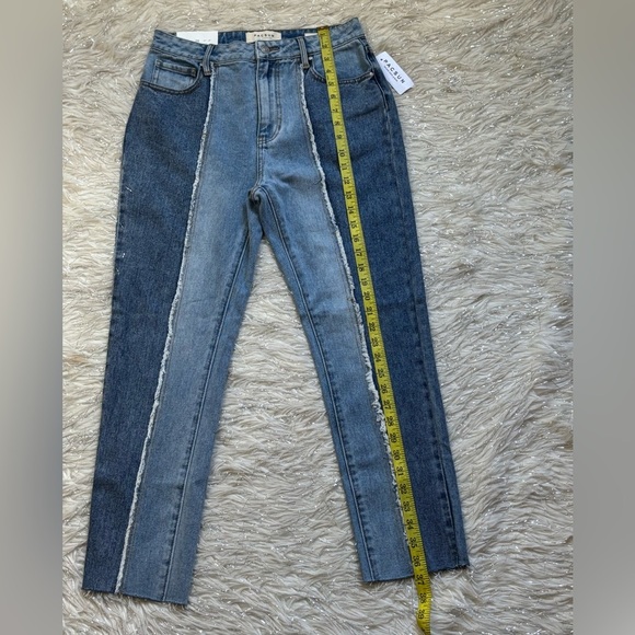 PacSun Two Panel Contrast Blue MOM Jeans Size 26 - Picture 11 of 16
